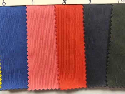 ZS-SHT 滌氨磨毛布 彈力絨抓毛 滌綸85.5% 氨綸14.5% 300G/M² 5987# 側面照